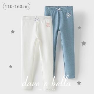 【Dave Bella】兔兔獨角獸蝴蝶結鬆緊腰彈力內搭褲(DK1250373)