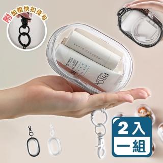 【Reddot 紅點生活】數據線耳機公仔多用途收納包-超值2入組(扣環加粗/彈力快扣)