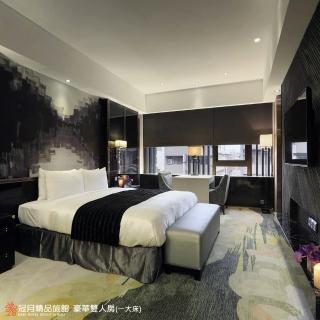 【埔里冠月精品旅館】暑假不加價★買1晚送1晚-雙人含早(平日升等豪華家庭房或Vip Villa套房)