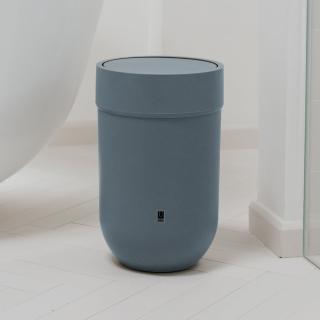 【UMBRA】Touch搖擺蓋垃圾桶 煙灰藍6L / 回收桶 廚餘桶