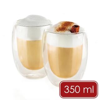 【Luigi Ferrero】Coffeina雙層玻璃杯2入 350ml / 水杯 茶杯 咖啡杯 母親節禮物