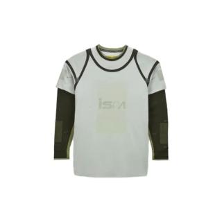 【NIKE 耐吉】Nike ISPA Long-Sleeve Top Mult-Color 兩件式 螢光灰綠 FB2706-034