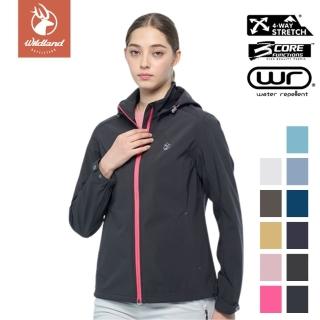 【Wildland 荒野】彈性超輕三層山旅機能外套 女 W2901(軟殼外套 輕量 防風防潑水 保暖內刷毛)