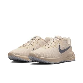 【NIKE 耐吉】慢跑鞋 男鞋 運動鞋 緩震 REVOLUTION 6 NN 卡其 DC3728-101