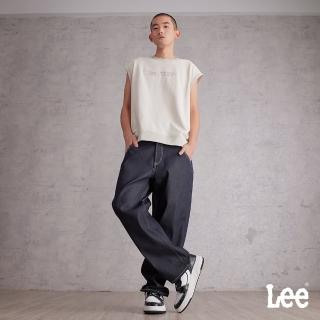 【Lee 官方旗艦】男裝 牛仔褲 / 601 闊腿褲 寬褲 深藍洗水 IndiGO系列(LB517008898)