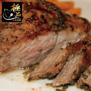【勝崎生鮮】國產極品黑豚【19盎司】霸氣戰斧豬2片組(550公克±10% / 1片)