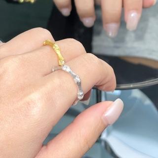 【LEESA】925純銀\韓國飾品\情人節禮物\通體純銀\小眾設計\個性戒指\鍍金戒指\戒指女\對戒\指環