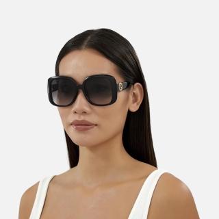 【GUCCI 古馳】膠框太陽眼鏡(GG1029SA-005 雙G LOGO)