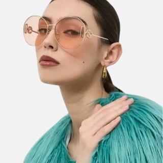 【GUCCI 古馳】金屬太陽眼鏡(GG1206SA-004)