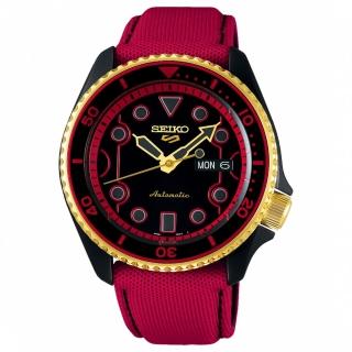 【SEIKO 精工】5 Sports 快打旋風肯聯名機械錶(4R36-08R0R SRPF20K1)
