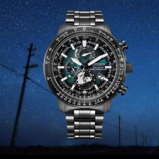 【CITIZEN 星辰】PROMASTER系列 100週年宇宙幻彩 光動能電波腕錶/46 mm(BY3005-56E)