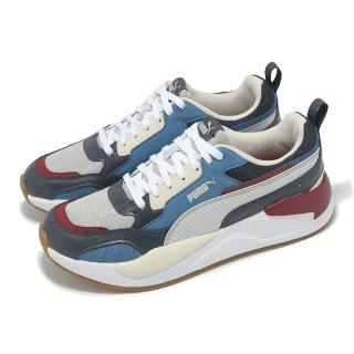 【PUMA】休閒鞋 X-Ray Square 男鞋 藍 白 拼接 緩衝 支撐 復古 運動鞋(373108-89)