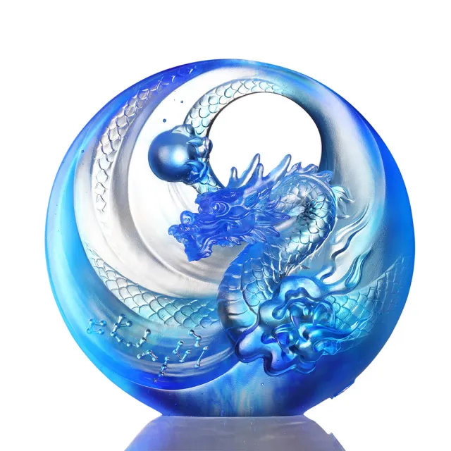 琉璃工房 龍 琉璃工房LIULI】蒼龍耀日!升青龍入厝禮/退休/升官(龍/送禮/迎賓