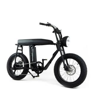 【SEic】復古Unimoke城市電動輔助自行車 經典消光黑(電輔車)