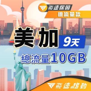 【飛速移動】美國 加拿大 9天10GB｜高速上網總流量型(美國網絡卡 加拿大網絡卡 網絡卡 網路 上網 sim卡)
