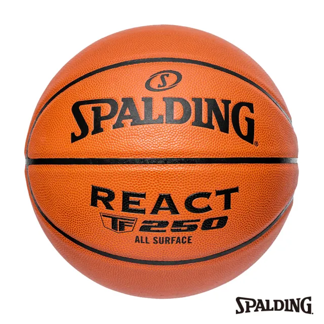 【SPALDING】TF-250 React 籃球 合成皮 室內室外(7號球)