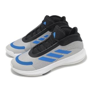【adidas 愛迪達】籃球鞋 Bounce Legends 男鞋 灰藍 黑 緩衝 回彈 運動鞋 愛迪達(IE9280)