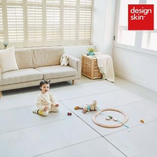 【韓國 design skin】超厚4cm加大呎吋兒童摺疊遊戲地墊(皮革織紋防滑240*140cm)