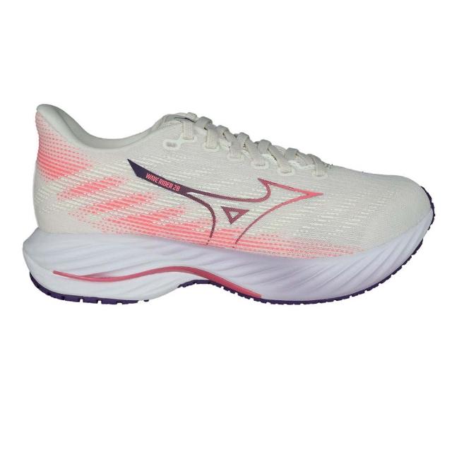 【MIZUNO 美津濃】WAVE RIDER 28 SW 女慢跑鞋-4E-寬楦 運動(J1GD240675)