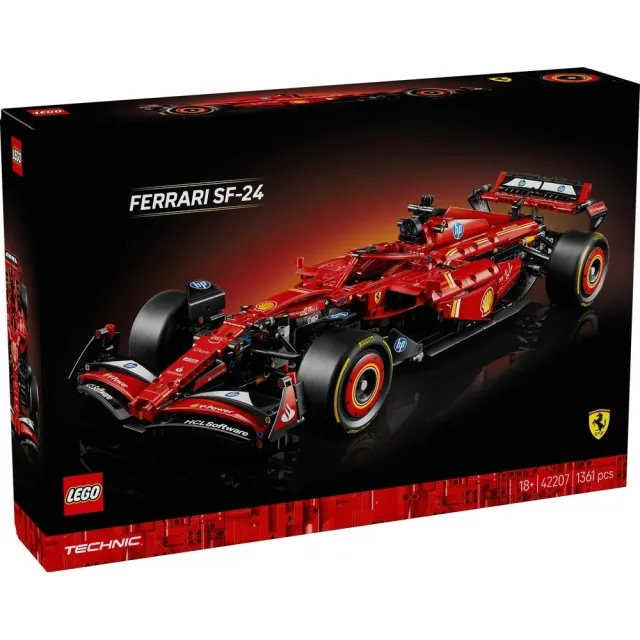【LEGO 樂高】科技系列 42207 法拉利SF-24 F1賽車(Ferrari SF-24 F1 Car 一級方程式)