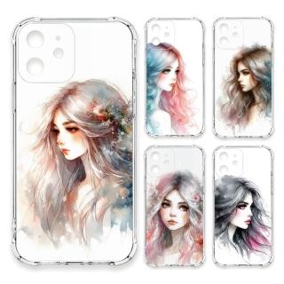 【TRON】OPPO系列 不愛笑的女孩 四角防摔軟殼手機殼(適用 OPPO A79)