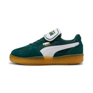 【PUMA】運動鞋 休閒鞋 麂皮 翻鞋舌 德訓鞋 女 Palermo Moda Tongue Wns 綠白(40167901)