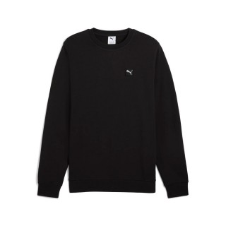 【PUMA】大學T 圓領套頭衫 男 基本系列ESS Elevated圓領衫M 黑色(68472701)