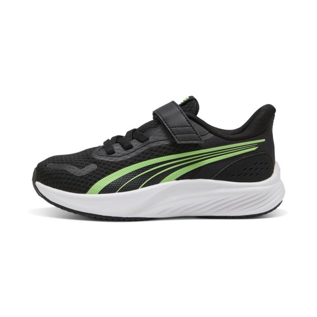 【PUMA】運動鞋 休閒鞋  中大童 Pounce Lite AC+ PS 黑色(31165005)