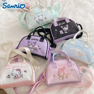 【SANRIO 三麗鷗】正版三麗鷗酷便攜斜揹包 手提波士頓包(酷洛米/美樂蒂/大耳狗/凱蒂貓/帕恰狗)