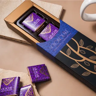 【巧克力雲莊】75%黑巧克力薄片12入