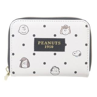 【Kamio】SNOOPY 史努比 圓點系列 皮質拉鍊短夾 皮夾