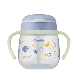 【Combi】LakuMug樂可杯第3階段吸管杯240ml-太空冒險(夜光版)