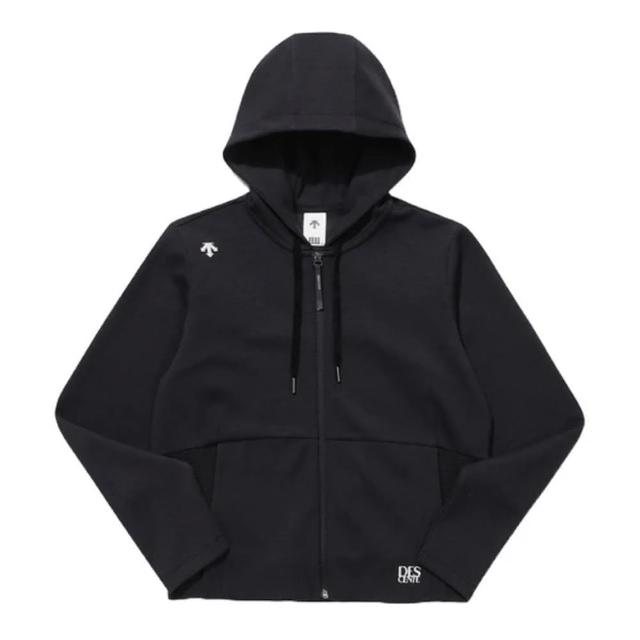 【DESCENTE】WOMENS COTTON MODAL TRAINING HOODED ZIP-UP 女士 運動外套(珊瑚色/黑色/白色)