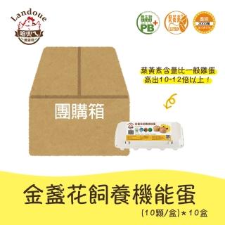 【咱兜ㄟ養雞場】金盞花飼養機能蛋/紅殼/10入/x10盒團購箱(臺灣首家專門銷售機能蛋專家)