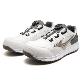 【MIZUNO 美津濃】F1GA247701(PRIME SU51L BOA 旋鈕 寬楦 安全防護鞋 工作鞋 塑鋼頭)