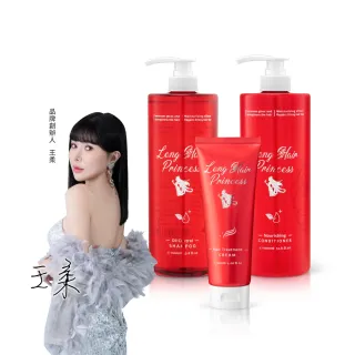 【長髮公主的秘密】香氛控油洗髮護髮3件組(洗髮精1L+護髮乳1L+精華乳120ml)