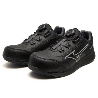 【MIZUNO 美津濃】F1GA247709(PRIME SU51L BOA 旋鈕 寬楦 安全防護鞋 工作鞋 塑鋼頭)