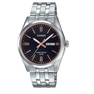 【CASIO 卡西歐】商務經典鋼帶錶(MTP-1335D-1A2)