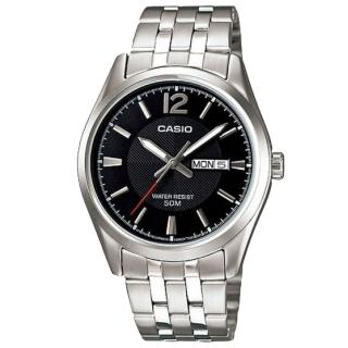 【CASIO 卡西歐】商務經典鋼帶錶(MTP-1335D-1A)