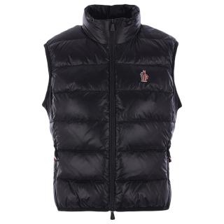 【MONCLER】春夏新款 女款 前襟羽絨拼接背心-黑色(1號USA-S、2號USA-M、3號USA-L)