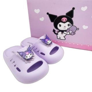 【SANRIO 三麗鷗】MIT庫洛米護趾拖鞋(女中童 童鞋 中大童鞋 酷洛米)