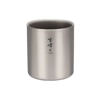 【Snow Peak】雪峰鈦雙層杯 300ml TW-123(高型 杯子 露營 逐露天下)