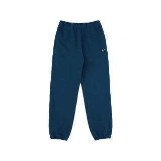 【NIKE 耐吉】W Nike NRG Solo Swoosh Fleece Pants 棉褲 靛藍 長褲 DA0334-460