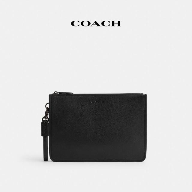 【COACH】蔻馳官方直營 CHARTER手拿包-黑色(CR787)