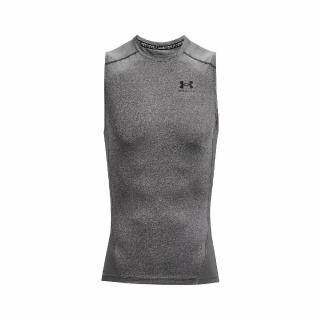 【UNDER ARMOUR】背心 HG Armour Tank Top 男裝 灰 緊身 訓練 運動 無袖 健身 UA(1361522090)
