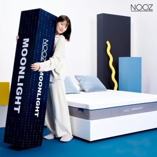 【Lunio】Nooz Moonlight標準雙人5尺記憶床墊+枕(英國工藝涼爽透氣 專為臺灣人所打造 低預算必收)