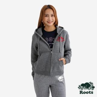 【Roots】Roots女裝- HERITAGE BONDED 連帽外套(灰色)