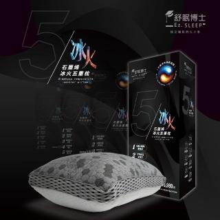 【Ez.SLEEP 舒眠博士】石墨烯冰火五重枕二入組