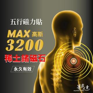 【菁炭元素】稀土磁能五行磁力貼 1件組(鍺磁石 能量元素 磁力貼 磁力項圈 按摩)