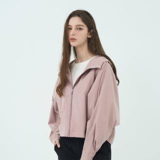 【GIORDANO 佐丹奴】女裝SORONA防潑水輕薄外套 Urban Commute系列(47 豆沙粉)